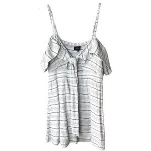 Majorelle Striped Tie Front Mini Dress Sz. XS